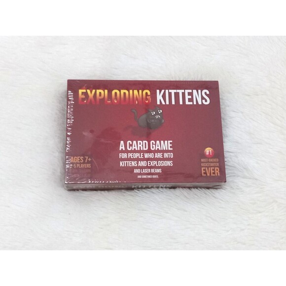 Exploding Kittens Family-Friendly Party Card Game (Ages 7+) -SEALED!!! - Picture 2 of 6